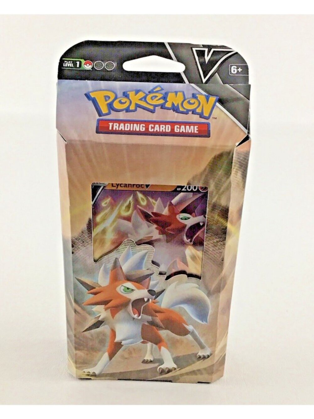 Pokemon Crashing Fangs Lycanroc V Battle Deck Playmat Metallic Coin Rules New